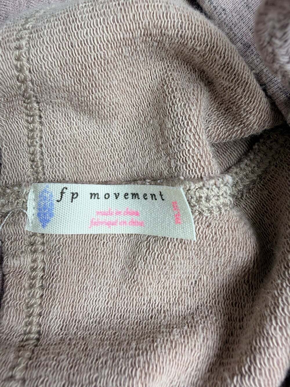 Free People FP Movement Women’s Medium Mauve Moto Jogger Leggings Patchwork - Picture 4 of 8